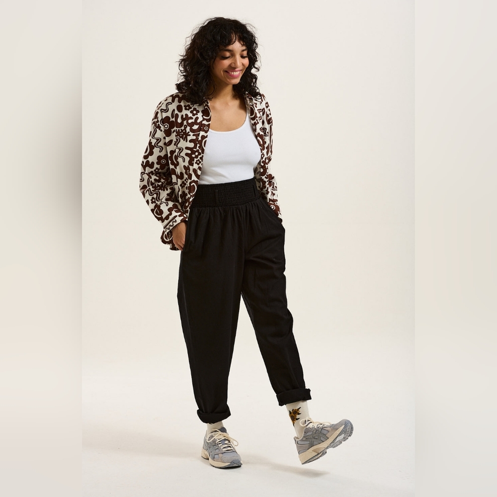 NWT Lucy & Yak Alexa Trousers: ORGANIC COTTON - Black 3XL